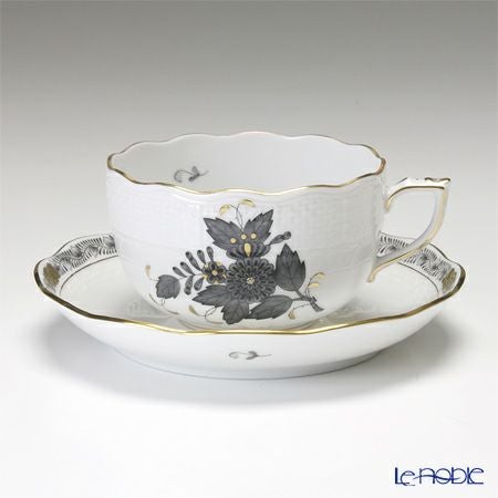 ヘレンド アポニーシリーズ ティーカップ＆ソーサー 200ml 6客セット