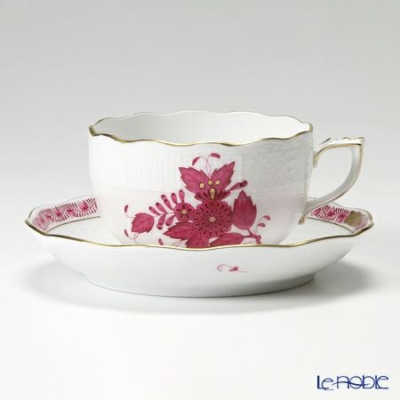 ヘレンド アポニーシリーズ ティーカップ＆ソーサー 200ml 6客セット