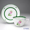 ヘレンド (HEREND) ウィーンのバラ 00730-0-00 ティーカップ＆ソーサー（兼用） 200ml ペア