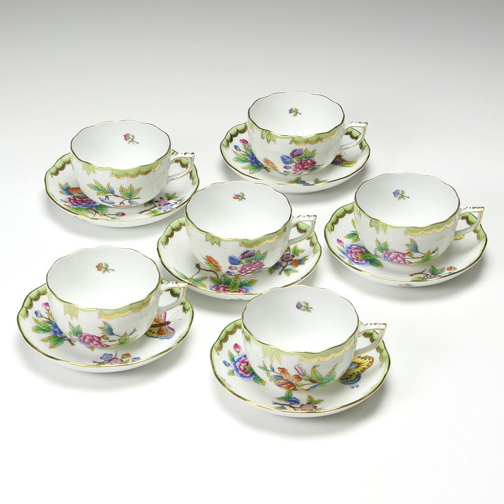 ヘレンド (HEREND) MPBG 翠蒼の草花 20724-0-00 ティーカップ
