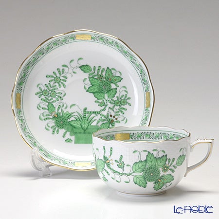 ヘレンド (HEREND) インドの華グリーン トリオセット