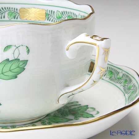 ヘレンド (HEREND) インドの華グリーン トリオセット