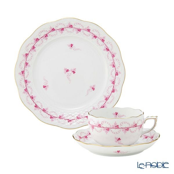 ヘレンド パセリピンク PEP トリオセット ティー