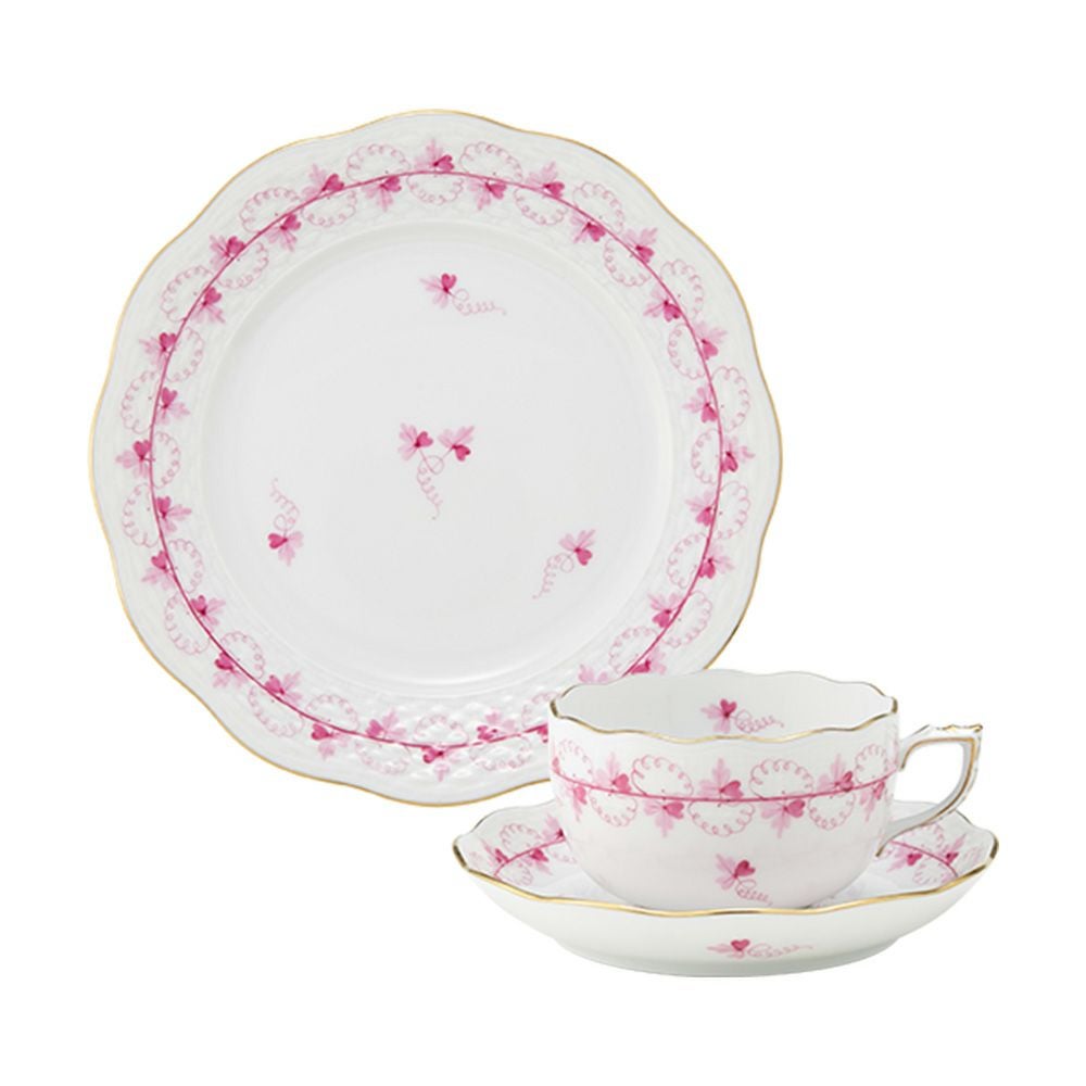 ヘレンド パセリピンク PEP トリオセット ティー