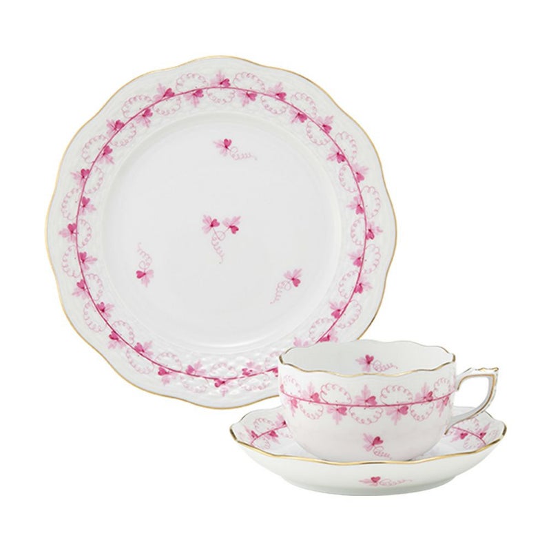 ヘレンド (HEREND) パセリピンク PEP トリオセット ティー