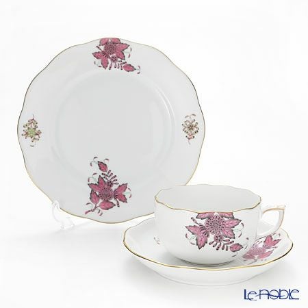 ヘレンド クロチルド ピンク トリオセット