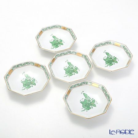 ヘレンド (HEREND) アポニーフラワー 04307-0-00 小皿（オクタゴナル