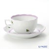 ヘレンド (HEREND) ウィーンのバラ ライラック 00724-0-00 ティーカップ＆ソーサー 200ml 6客セット