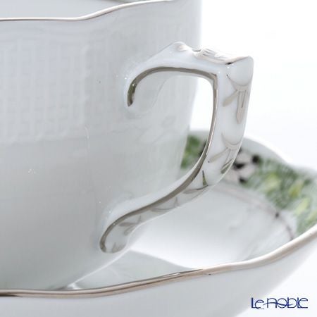 ヘレンド アポニーキーライムグリーン トリオセット ペア