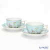ヘレンド (HEREND) フォーシーズン QS 20724-0-00／20724 ティーカップ＆ソーサー 200ml ペア