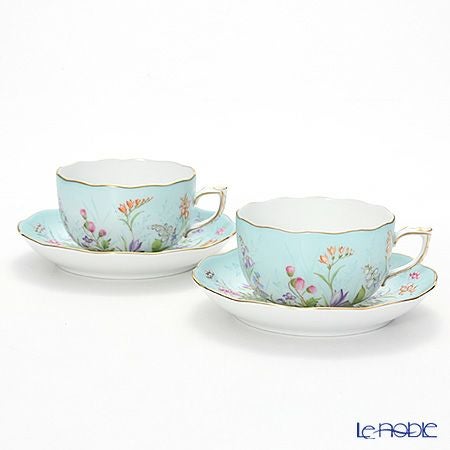 ヘレンド (HEREND) フォーシーズン QS 20724-0-00／20724 ティーカップ＆ソーサー 200ml ペア