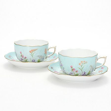 ヘレンド (HEREND) フォーシーズン QS 20724-0-00／20724 ティーカップ＆ソーサー 200ml ペア