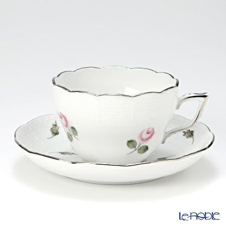 ヘレンド ウィーンのバラ プラチナ 2人用 ティータイムセット