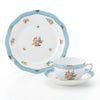 ヘレンド (HEREND) ローズチューリップ ブルー RTFB トリオセット