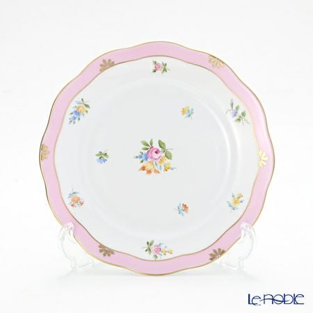 ヘレンド ローズチューリップ ブルー RTFB＆ピンク RTFP 20517-0-00 プレート 19cm ペア