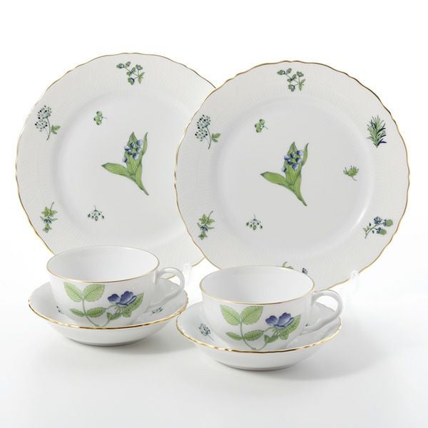 ヘレンド ハーブガーデン（イングレース） トリオセット ペア