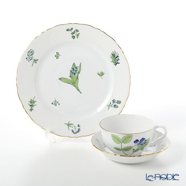 ヘレンド ハーブガーデン（イングレース） トリオセット
