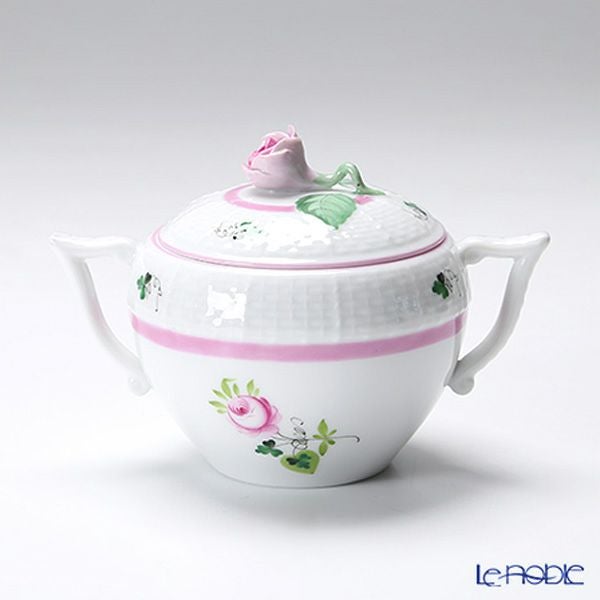 ヘレンド ウィーンのバラ ピンク テテアテテセット