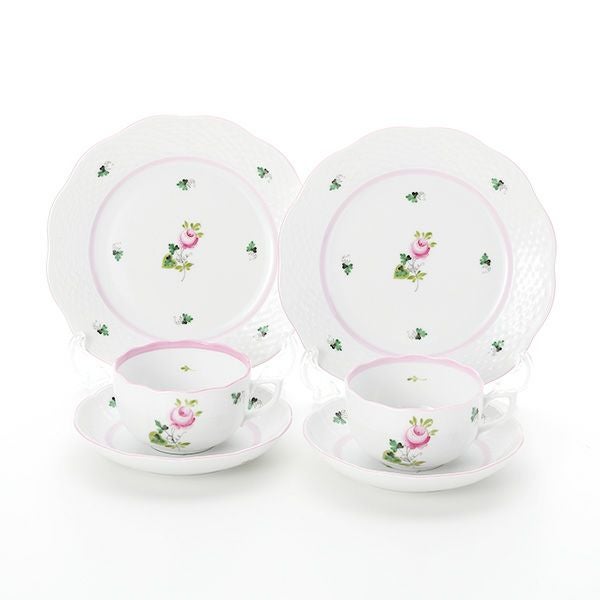 ヘレンド (HEREND) ウィーンのバラ ピンク トリオセット ペア