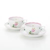 ヘレンド (HEREND) ウィーンのバラ ピンク 00724-0-00 ティーカップ＆ソーサー 200ml ペア