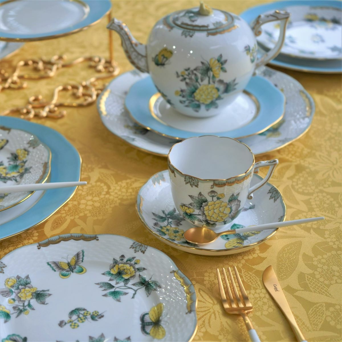 ヘレンド (HEREND) ヴィクトリア O-VBO-VX1 トリオセット コーヒー