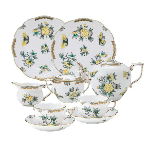 ヘレンド ヴィクトリア O-VBO-VX1 2人用 ティー7点セット