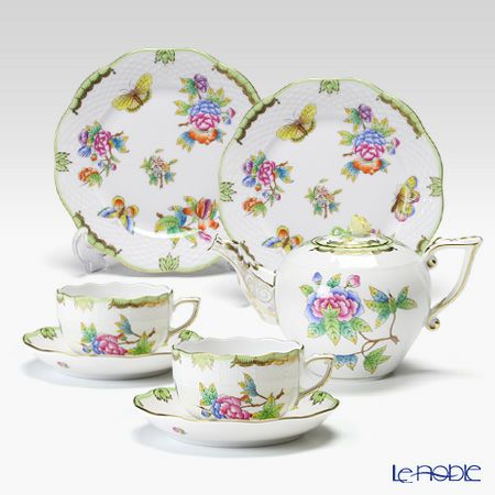 ヘレンド ヴィクトリア・ブーケ 2人用 5点セット