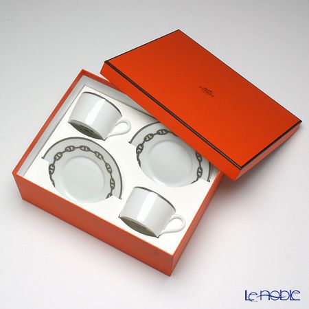 エルメス（HERMES） シェーヌ ダンクル プラチナ ティーカップ