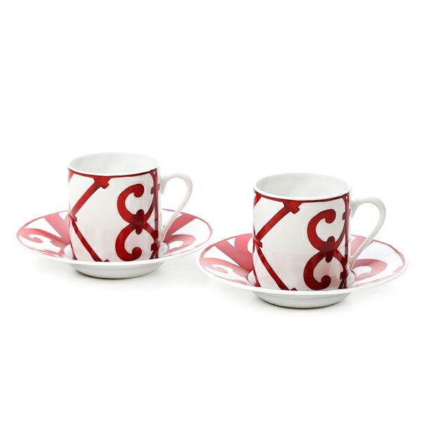 エルメス（HERMES） ガダルキヴィール コーヒーカップ＆ソーサー 90ml ペア