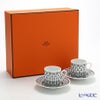 エルメス（HERMES） H Deco アッシュデコ コーヒーカップ＆ソーサー 90ml ペア