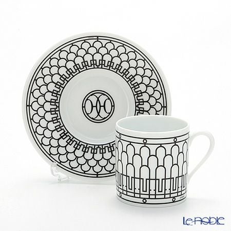 エルメス（HERMES） H Deco アッシュデコ コーヒーカップ＆ソーサー 90ml ペア