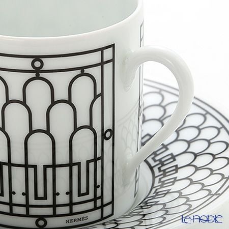 エルメス（HERMES） H Deco アッシュデコ コーヒーカップ＆ソーサー 90ml ペア
