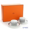 エルメス（HERMES） H Deco アッシュデコ ティーカップ＆ソーサー 160ml ペア