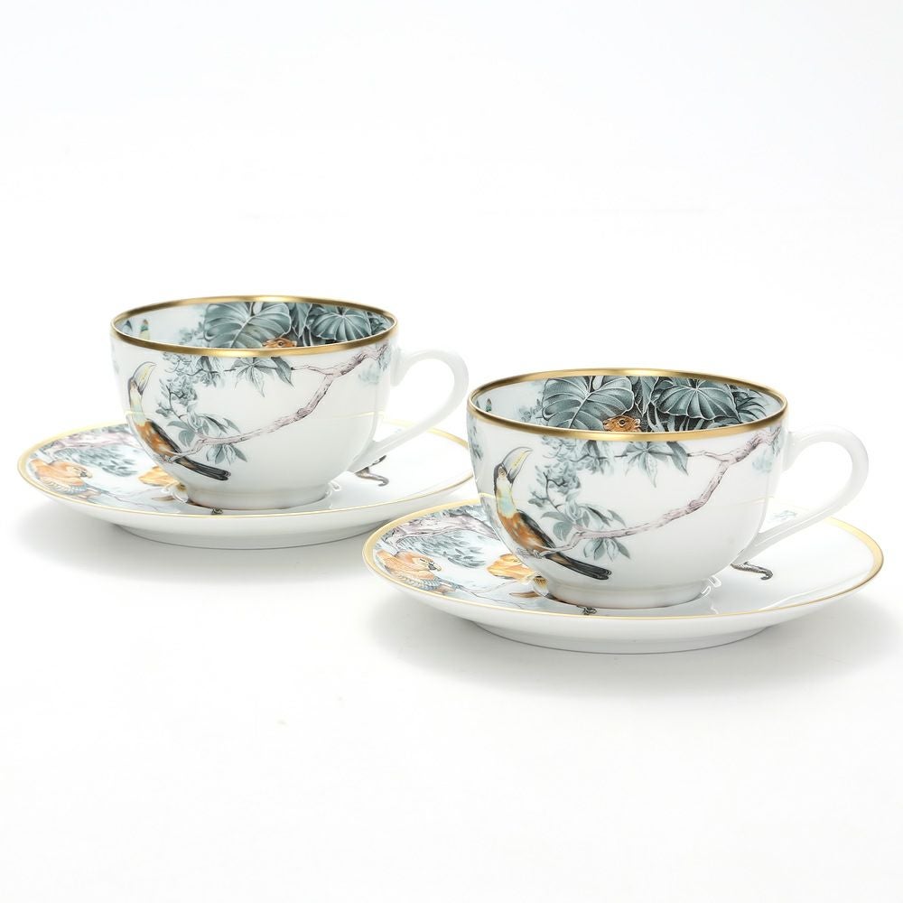 エルメス（HERMES） 赤道直下のスケッチ ティーカップ＆ソーサー 200ml ペア