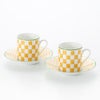 エルメス（HERMES） ウォーク・イン・ザ・ガーデン コーヒーカップ＆ソーサー イエロー ペア