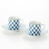 エルメス（HERMES） ウォーク・イン・ザ・ガーデン コーヒーカップ＆ソーサー ブルー ペア