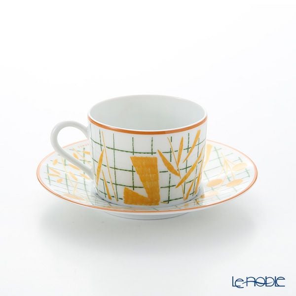 エルメス（HERMES） ウォーク・イン・ザ・ガーデン ティーカップ＆ソーサー イエロー ペア