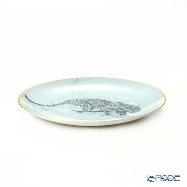 エルメス（HERMES） 赤道直下のスケッチ デザートプレート 21cm（パンサー） ペア 038007P