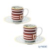 エルメス（HERMES） イポモビル コーヒーカップ＆ソーサー No.1 100ml デミタス／エスプレッソ用 ペア 048017P