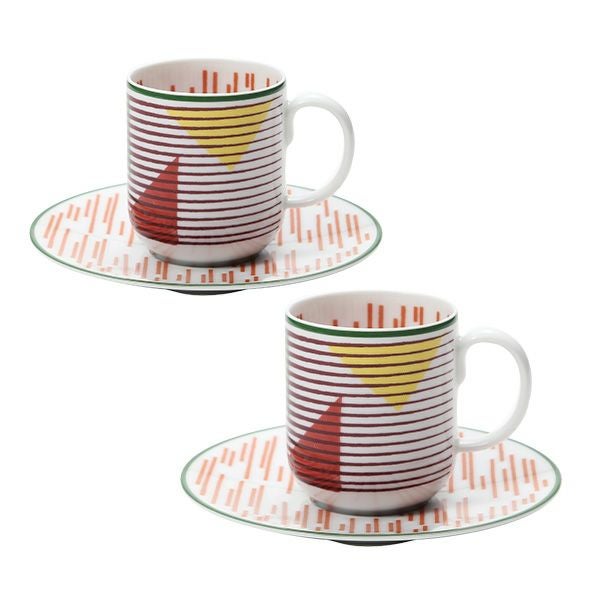 エルメス（HERMES） イポモビル コーヒーカップ＆ソーサー No.2 100ml デミタス／エスプレッソ用 ペア 048117P