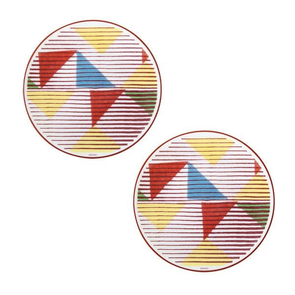 エルメス（HERMES） イポモビル スモールプレート No.3 14cm ペア 048212P