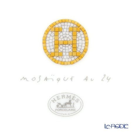 エルメス（HERMES） モザイク ヴァンキャトル デザートプレート 21cm ペア 026007P