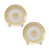 エルメス（HERMES） モザイク ヴァンキャトル デザートプレート 21cm ペア 026007P