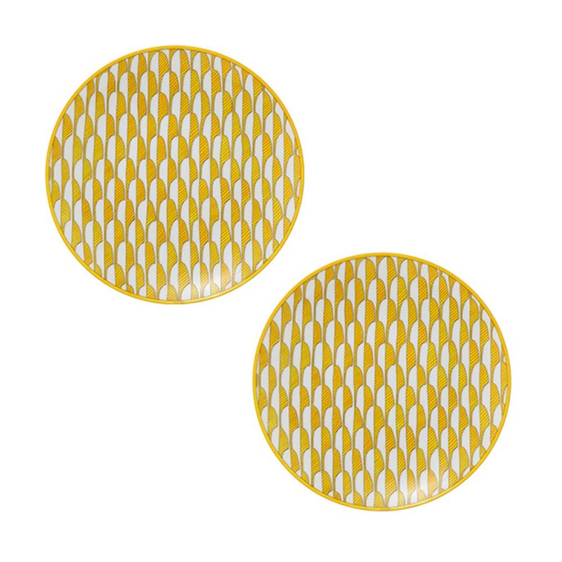 エルメス（HERMES） ソレイユ ドゥ エルメス デザートプレート No.1 21cm 046007P ペア