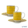 エルメス（HERMES） ソレイユ ドゥ エルメス コーヒーカップ＆ソーサー 100ml デミタス／エスプレッソ用 ペア 046017P