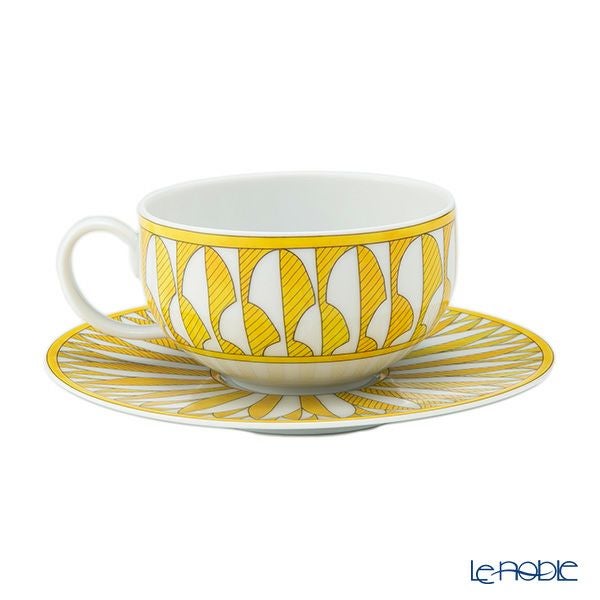 エルメス（HERMES） ソレイユ ドゥ エルメス ティーカップ＆ソーサー 200ml ペア 046016P