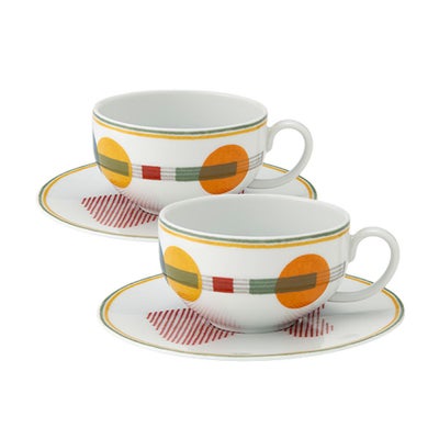 エルメス（HERMES）パシフォリア コーヒーカップ＆ソーサー 100ml ペア