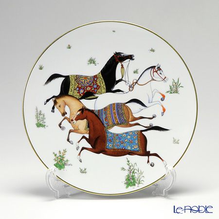 エルメス（HERMES） シュヴァルドリアン デザートプレート 21cm ペア