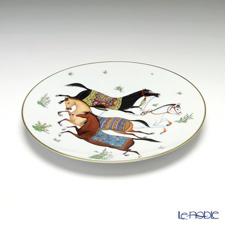 エルメス（HERMES） シュヴァルドリアン デザートプレート 21cm ペア