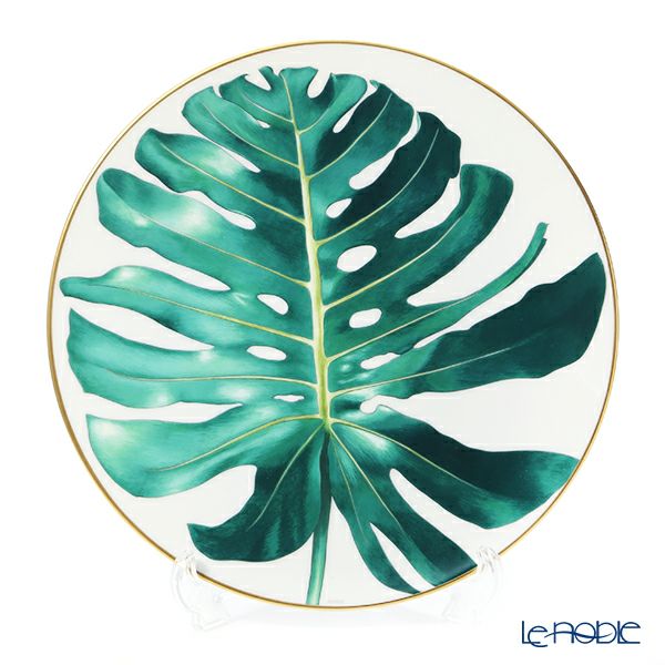 エルメス（HERMES）パシフォリア ディナープレート 27cm Philodendron 044001P ペア